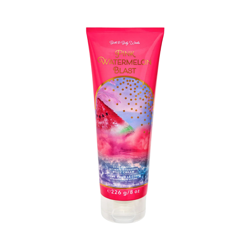 Bath & Body Works Crema Corporal – Pink Watermelon Blast