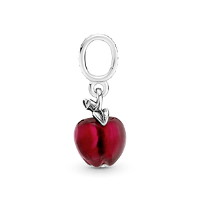 Pandora Charm - Colgante Manzana Roja De Cristal De Murano