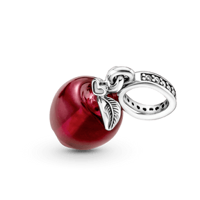 Pandora Charm - Colgante Manzana Roja De Cristal De Murano