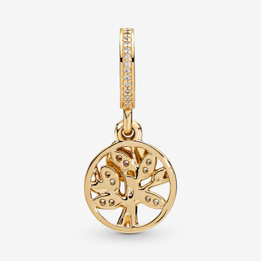 Pandora Charm - Colgante Árbol Genealógico Brillante