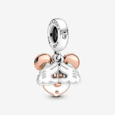 Pandora Charm - Colgante Doble Mickey Mouse de Disney