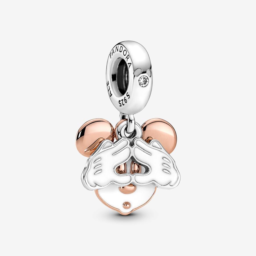 Pandora Charm - Colgante Doble Mickey Mouse de Disney