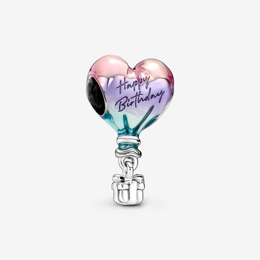 Pandora charm - Happy Birthday Hot Air Balloon