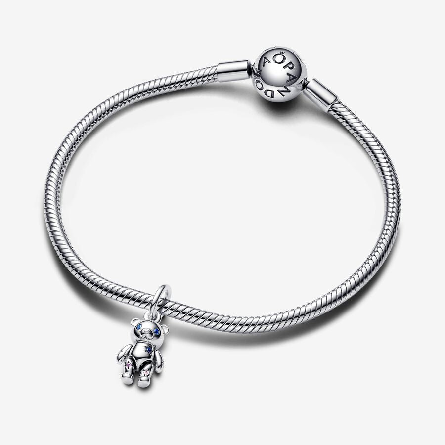 Pandora Charm - Colgante Osito de Peluche Móvil