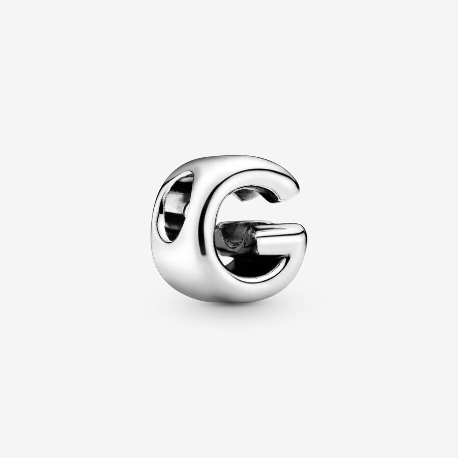 Pandora Charm - en plata de ley Letra G